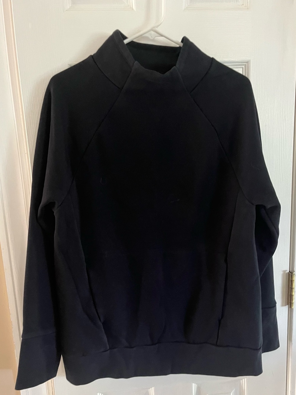 Fabletics Black Mock Neck Women's Sweatshirt